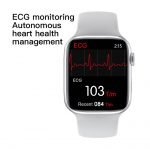 MC72 Pro Smart Watch 44MM-SERIES 6 - Full touch screen - measures blood oxygen, heart rate, blood pressure, call and message alerts, compatible with Android and IOS, Gold Color - Image 6