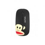 Rechargeable Mouse Bluetooth & Wireless - Silent to eliminate clicking sounds - Paul frank -Black