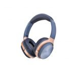 HZ-BT830 Wireless Bluetooth Headset - Microphone - FM Radio - Memory Card Slot - Foldable Compatible with mobile and computer - Gray & Gold