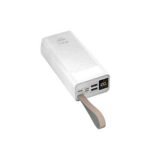 bilishi Power Bank 30000mAh With 3 Input - 2 USB Output & LED Lights - B30