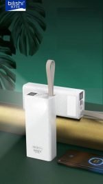 bilishi Power Bank 30000mAh With 3 Input - 2 USB Output & LED Lights - B30 - Image 3