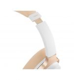HZ-BT830 Wireless Bluetooth Headset - Microphone - FM Radio - Memory Card Slot - Foldable Compatible with mobile and computer - Gold & White - Image 7