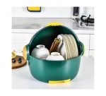 Dish Drainer With removable dish holder - MN06 - Dark Green