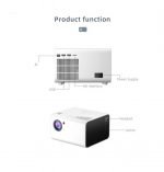 Portable Projector Full Color 1080P - android - T10W - Image 13