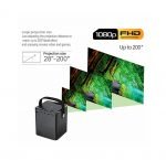 Portable Mini Projector Full Color 1080P - android - C500W - Image 7