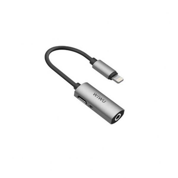 WiWU 2 in 1 Lightning Audio Adapter - LT01