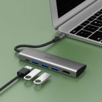 WiWU A531H 5 in 1 USB-C Hub for MacBook - Image 2