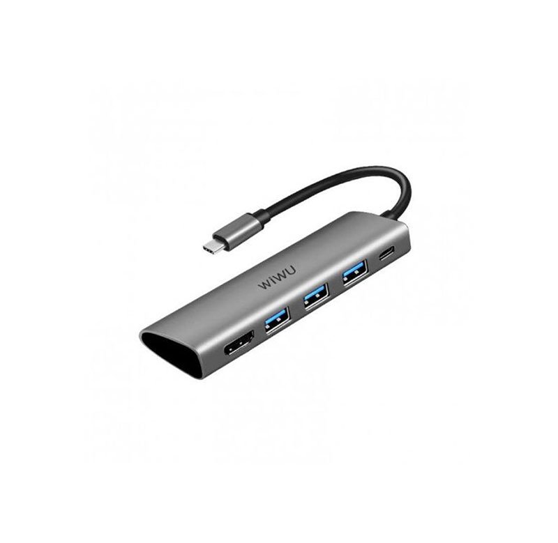 fxtujdf (7) WiWU A531H 5 in 1 USB-C Hub for MacBook - Image 1