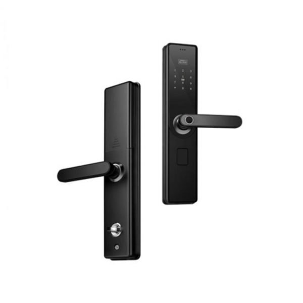 Smart Lock for all Doors that works with fingerprint, password, key and code and can be controlled through the mobile – B13