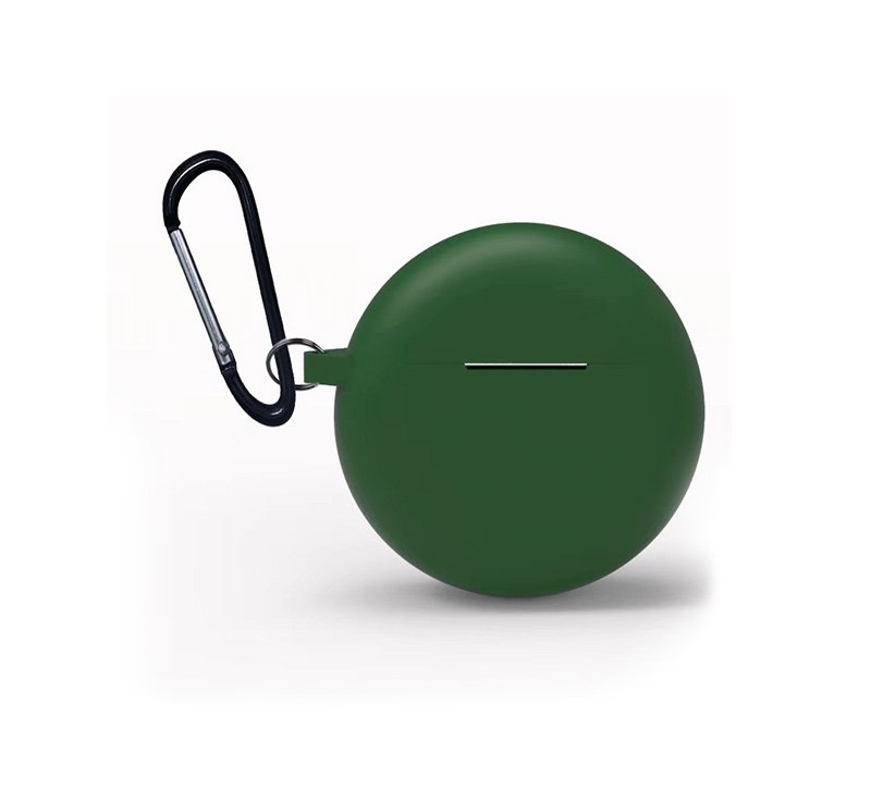 rtduyhry (1) Protective Silicone For Huawei Freebuds3 Case with hook Green - UN-303 - Image 1
