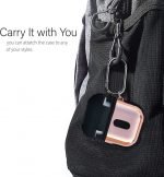 Protective Silicone AirPods Case with hook Gold color - UN-309 - Image 7