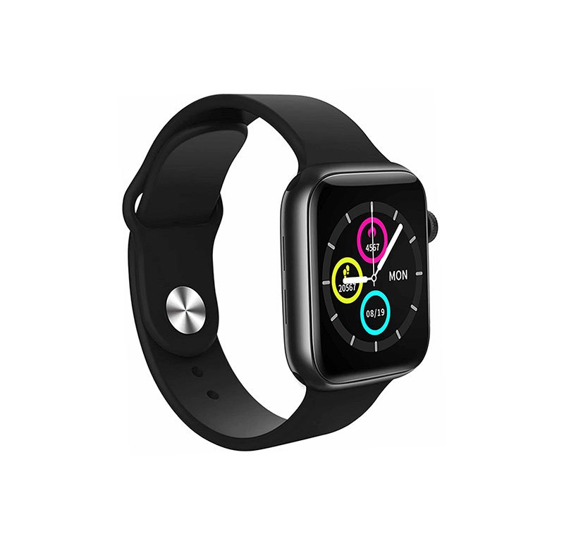 sete (3) T500 Plus Smart Watch with Body Temperature-oxygen level-heart rate-Blood pressure-Massages & Calls Compatible with Android and iOS Black Color - Image 1