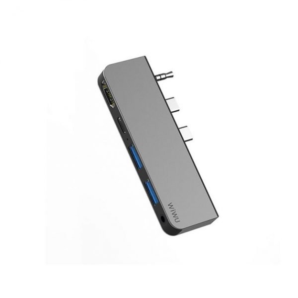 WiWU M X Pro 5-in-1 USB-C Hub Adapter For HUAWEI MateBook X Pro