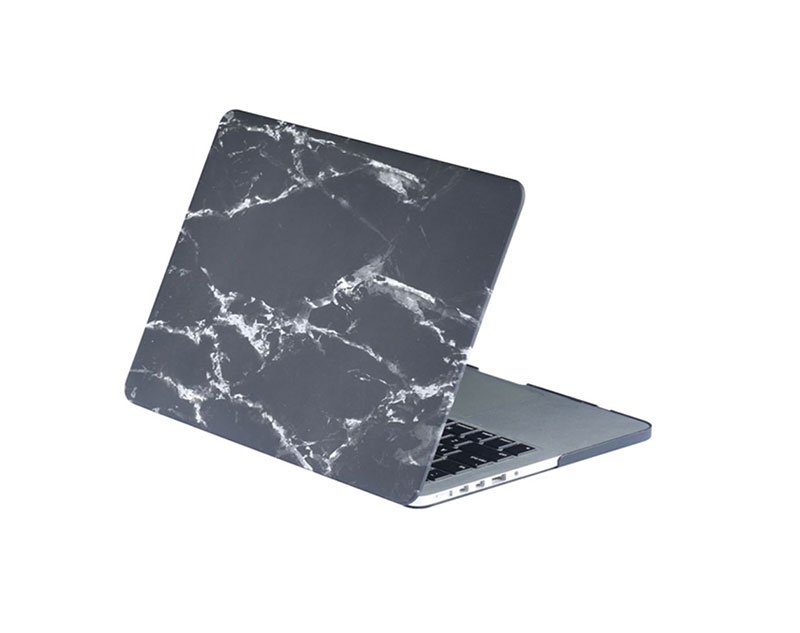 Black-Marble Protective Cover Ultra Thin Hard Shell 360 Protection For Macbook New Pro 15.4 inch A1707 / A1990 – Multi Color (Black Marble) - Image 1