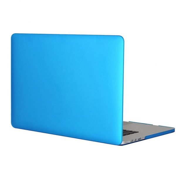 غطاء حماية فائق النحافة صلب متوافق مع أجهزة الماك بوك برو ريتينا 15.4 إنش A1398 – لون ازرق