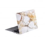 Protective Cover Ultra Thin Hard Shell 360 Protection For Macbook New Pro 15.4 inch A1707 / A1990 – Multi Color (Golden Marble)