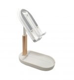 Desktop Foldable Stand For Mobile - FN01 - White - Image 3