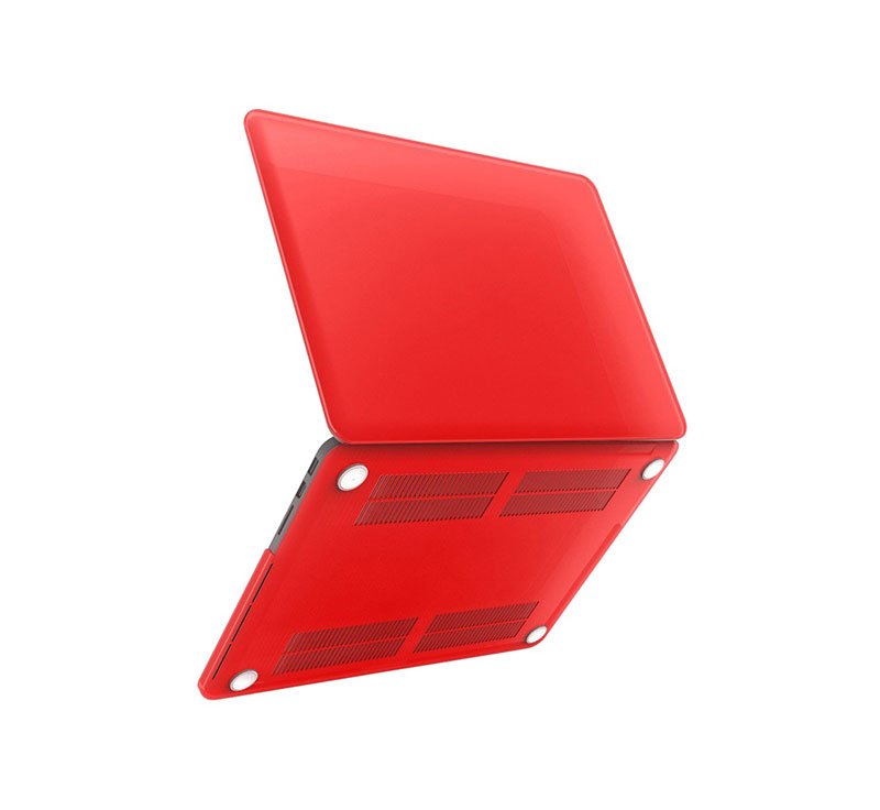 RED غطاء حماية فائق النحافة صلب متوافق مع أجهزة الماك بوك برو 15 إنش A1286 – لون أحمر - الصورة 1