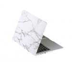 Protective Cover Ultra Thin Hard Shell 360 Protection For Macbook New Pro 15.4 inch A1707 / A1990 – Multi Color (White Marble)