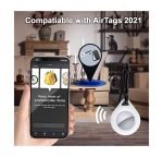 ⁦جراب سيليكون للاير تاج AirTag - أبيض⁩ - الصورة ⁦2⁩