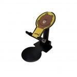 Desktop Foldable Stand For Mobile - MultiColor 8 - UN-53 - Black