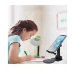 Desktop Foldable Stand For Mobile - UN-53 - Black - Image 3