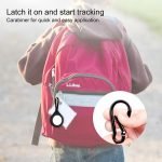 ⁦جراب سيليكون للاير تاج AirTag - أسود⁩ - الصورة ⁦9⁩