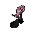 Desktop Foldable Stand For Mobile - MultiColor 12 - UN-53 - Black