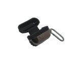 Protective Silicone AirPods Pro Case with hook Black Color - UN-310 - Image 2