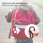 ⁦جراب سيليكون للاير تاج AirTag - أحمر⁩ - الصورة ⁦5⁩