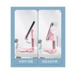 Desktop Foldable Stand For Mobile - UN-53 - Pink - Image 3