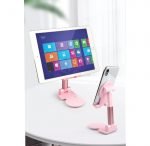 Desktop Foldable Stand For Mobile - UN-53 - Pink - Image 6