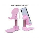 Desktop Foldable Stand For Mobile - UN-53 - Pink - Image 9