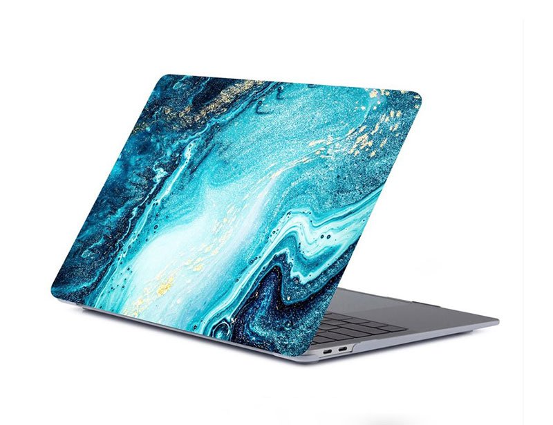 15 Protective Cover Ultra Thin Hard Shell 360 Protection For Macbook New Pro 13 inch A1706 – A1708 – A1989 – A2159 – A2289 – A2251 – A2338 – Marble Multi Color - Image 1
