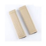 Leather car seat belt pouch suitable for all types of cars - RS01 - Beige - Image 6