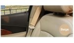 Leather car seat belt pouch suitable for all types of cars - RS01 - Beige - Image 3