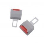 Car Seat Belt alarm stop stopper 2 pieces - R-01 - Gray color