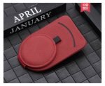 Car holder For Glasses & license & cards installed in the car sunshade -538 - Red Color - Image 4
