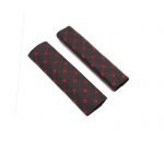 Decorative car seat belt pouch suitable for all Cars - AW-11 - Black & Red - Image 2