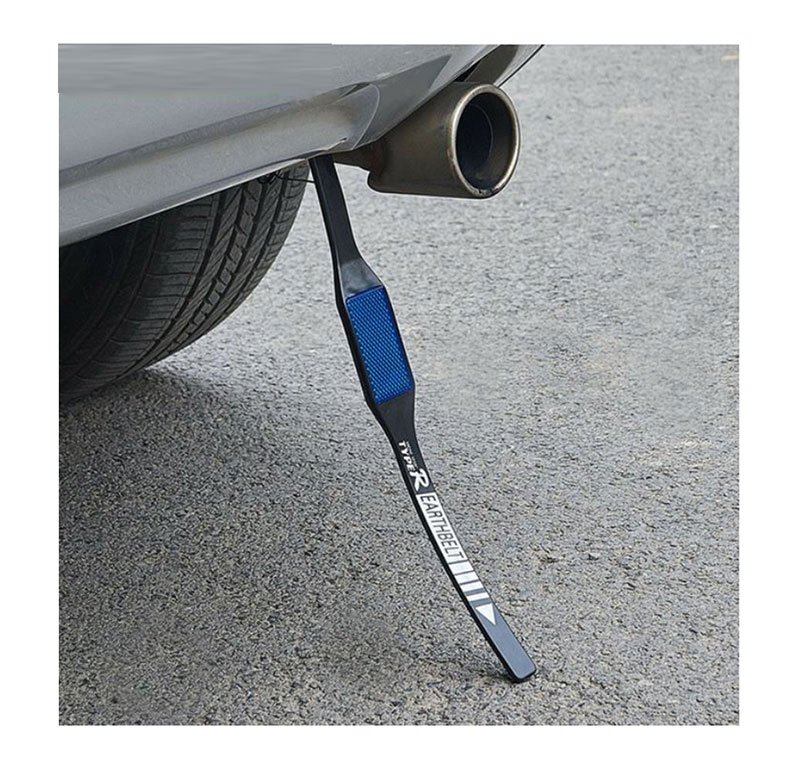 dgdrh (1) Car Rear Reflector, Blue Color, with Under Car Mount - KW-90 - Image 1
