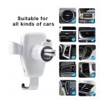 Wireless Charger Mobile holder For car compatible All mobile phones charge wireless - PT01 - White - Image 4