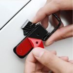 ⁦قفل مشبك عالمي لكل انواع السيارات قطعتين مقاس صغير 2 * 7 - MN14⁩ - الصورة ⁦4⁩