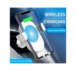Wireless Charger Mobile holder For car compatible All mobile phones charge wireless - PL130 - White - Image 7