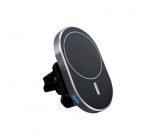 Wireless Magnetic Car Charger 15W Fast Charging Compatible iPhone 12, iPhone 12 Pro and iPhone 12 Pro Max - 968 - Black - Image 2
