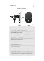 Wireless Magnetic Car Charger 15W Fast Charging Compatible iPhone 12, iPhone 12 Pro and iPhone 12 Pro Max - 968 - Black - Image 6