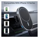 Wireless Magnetic Car Charger 15W Fast Charging Compatible iPhone 12, iPhone 12 Pro and iPhone 12 Pro Max - 968 - Black - Image 12
