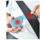 Magnetic stopper for car seat belt to install the belt as desired for all cars - TR100 - Sky Blue - Image 2