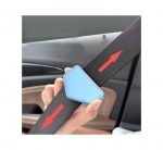 Magnetic stopper for car seat belt to install the belt as desired for all cars - TR100 - Sky Blue - Image 4