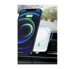 Wireless Magnetic Car Charger 15W Fast Charging Compatible iPhone 12, iPhone 12 Pro and iPhone 12 Pro Max - 969 - White - Image 2