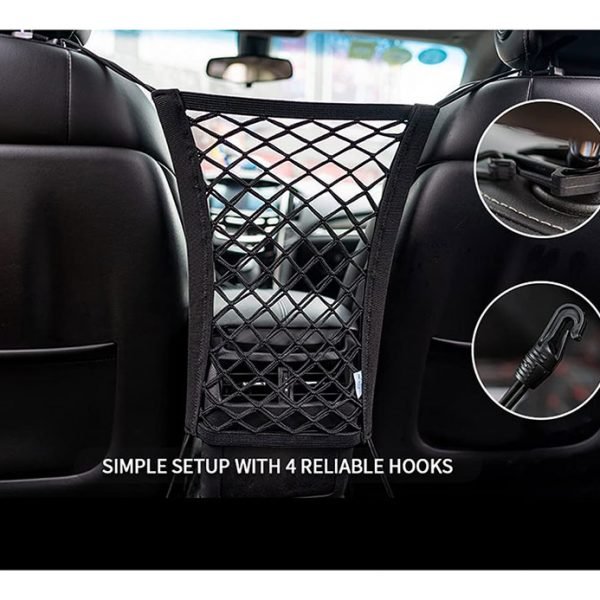 Car Organizer and Mesh Expandable Barrier for all Car - CCM01
